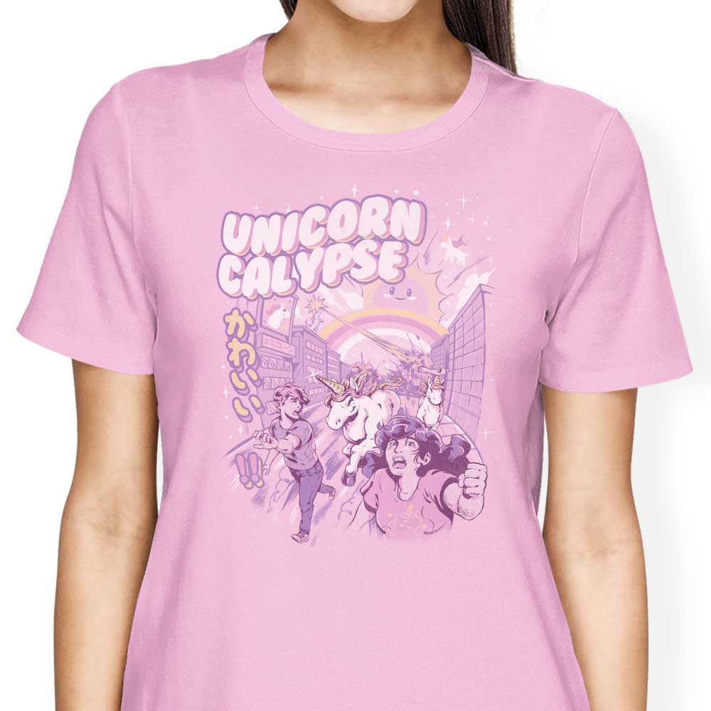 Ilustrata's Unicorn Calypse - Stylish Women's T-Shirts in Various Sizes