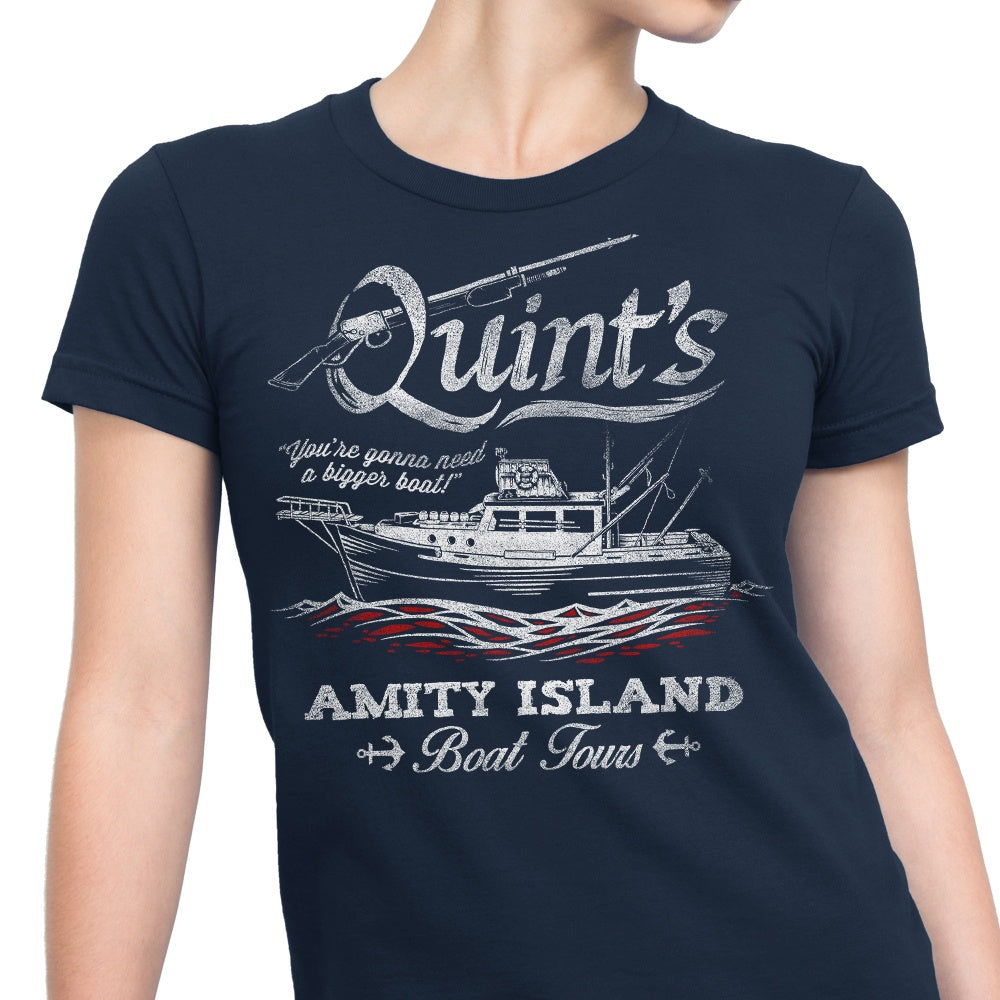 Quint's Boat Tours Women's Comfortable Cotton Apparel Collection