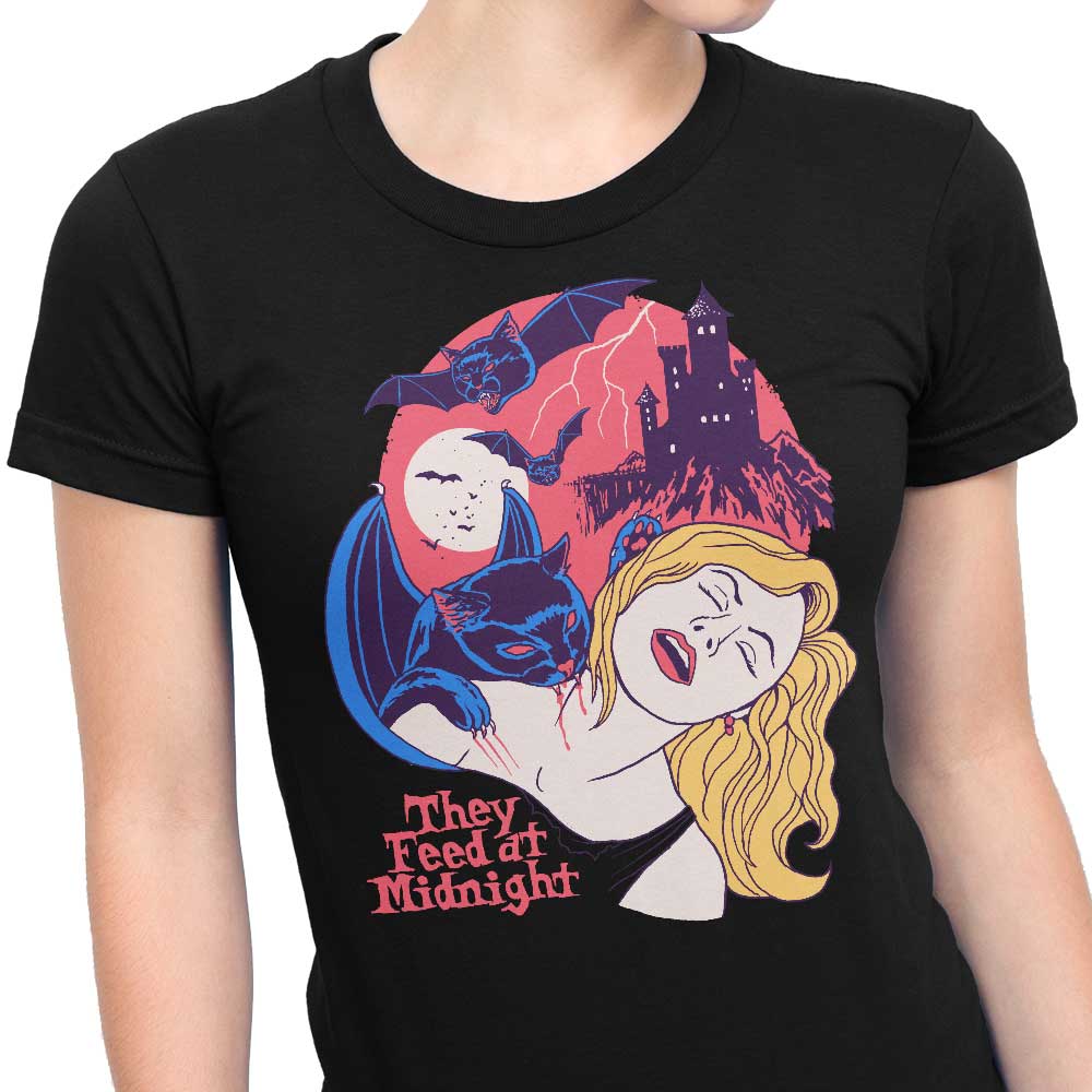 Midnight-Feeding Women's T-Shirts: Comfortable Apparel for All Sizes