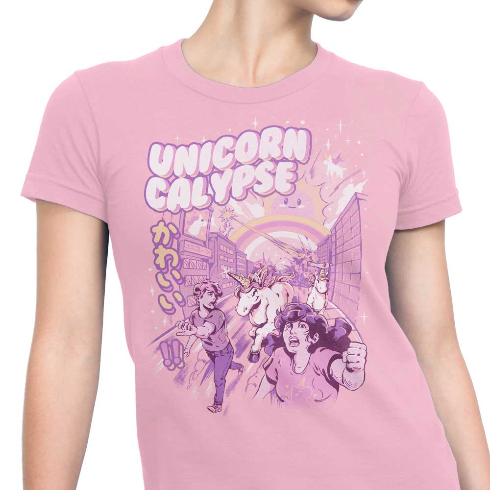 Ilustrata's Unicorn Calypse - Stylish Women's T-Shirts in Various Sizes