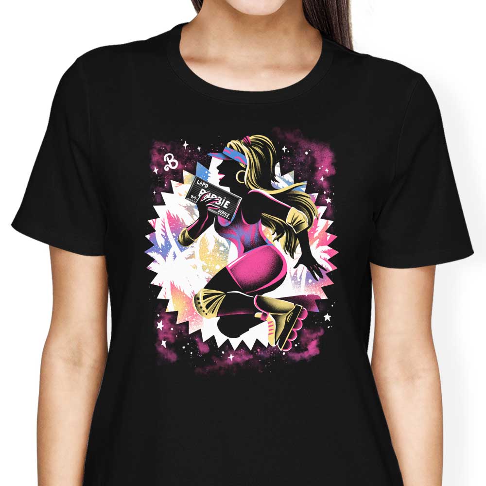 Alemaglia's Malibu Skater Women's Comfortable T-Shirts