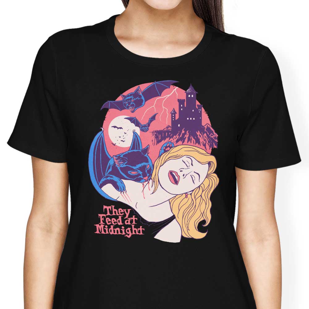 Midnight-Feeding Women's T-Shirts: Comfortable Apparel for All Sizes