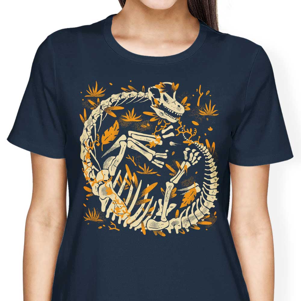 Fossilized Brachio Design - Stylish Women's Apparel