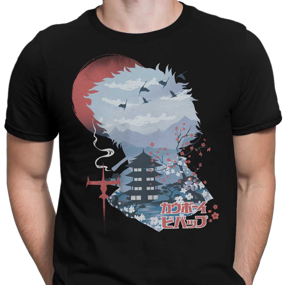 Dandingeroz Ukiyo - e Style Men's Cowboy T - Shirts