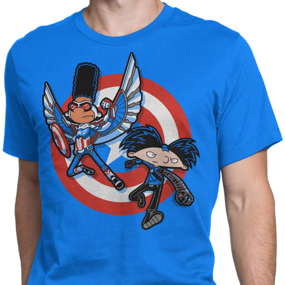 Captain Tallhair and Football Soldier - Stylish Men's Clothing Apparel