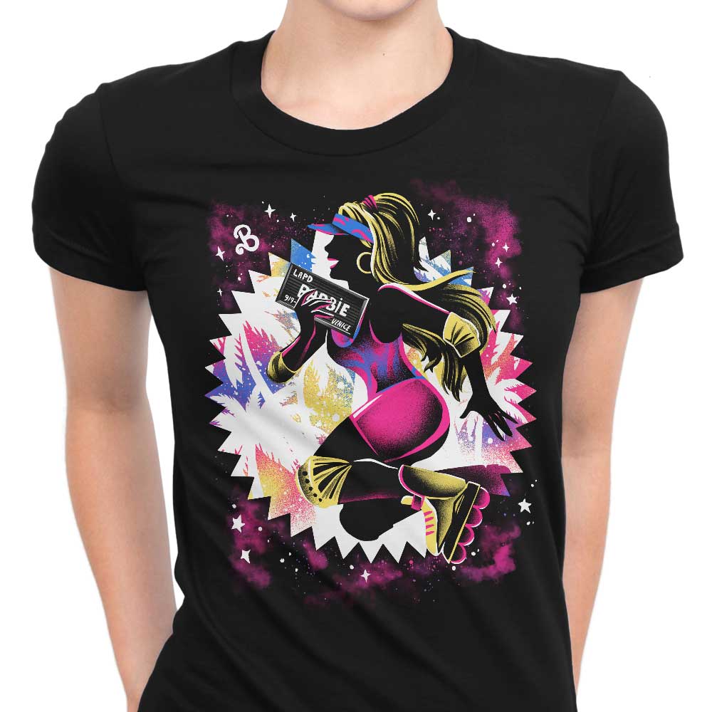Alemaglia's Malibu Skater Women's Comfortable T-Shirts