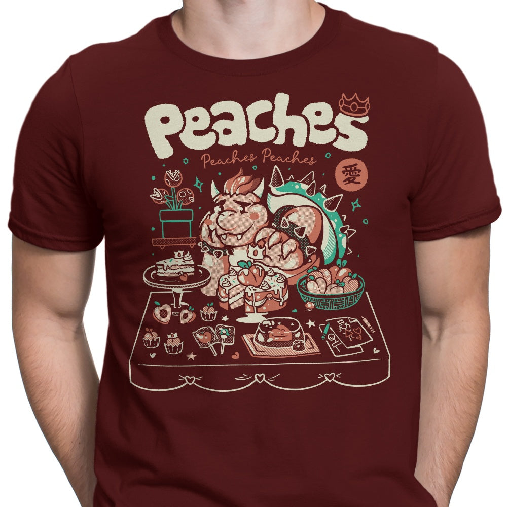 Men's Fashionable Peach Picnic Apparel