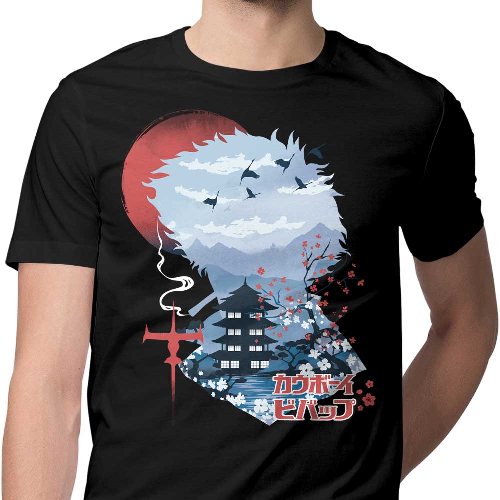 Dandingeroz Ukiyo - e Style Men's Cowboy T - Shirts