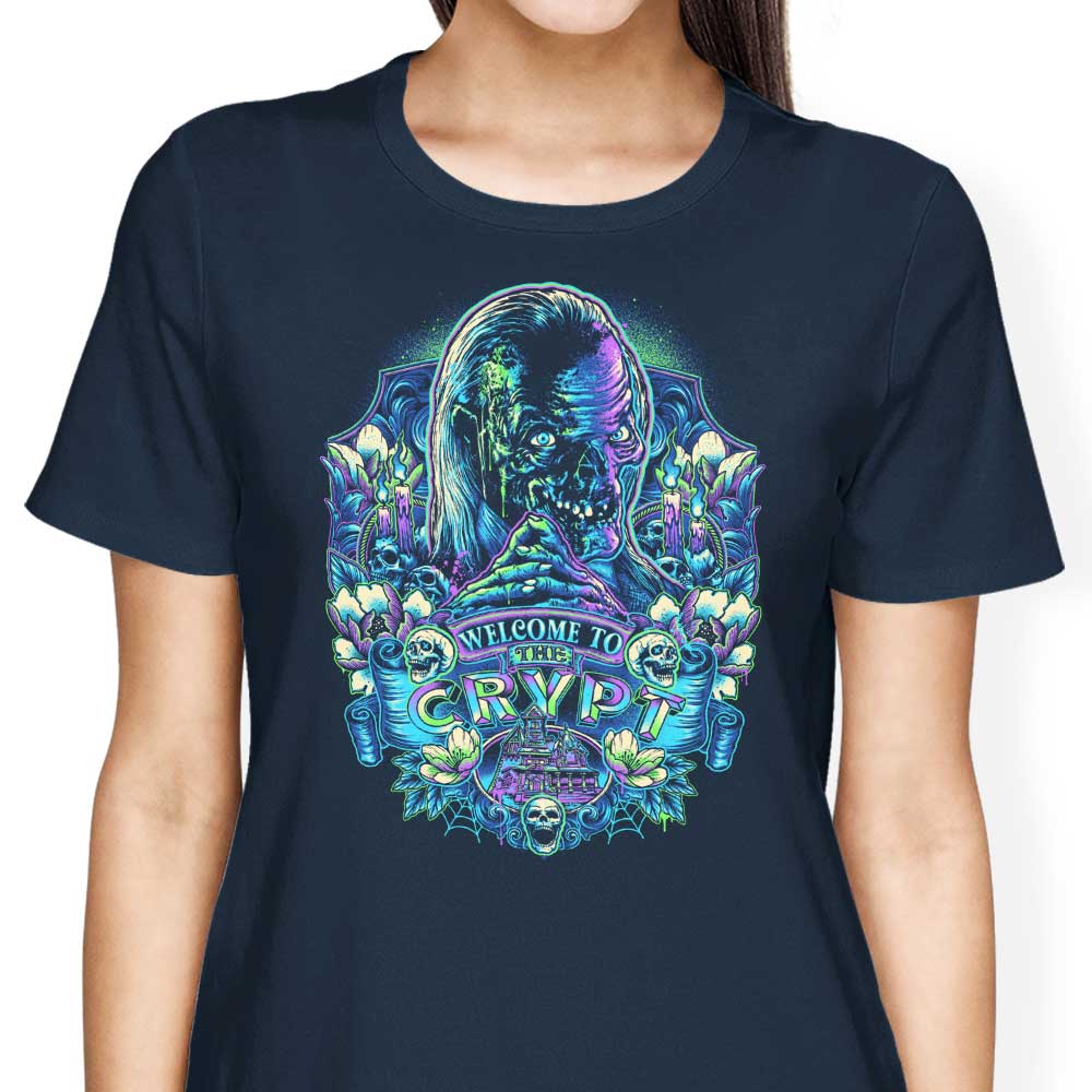 Glitchygorilla's 'Welcome to the Crypt' Women's Stylish Apparel