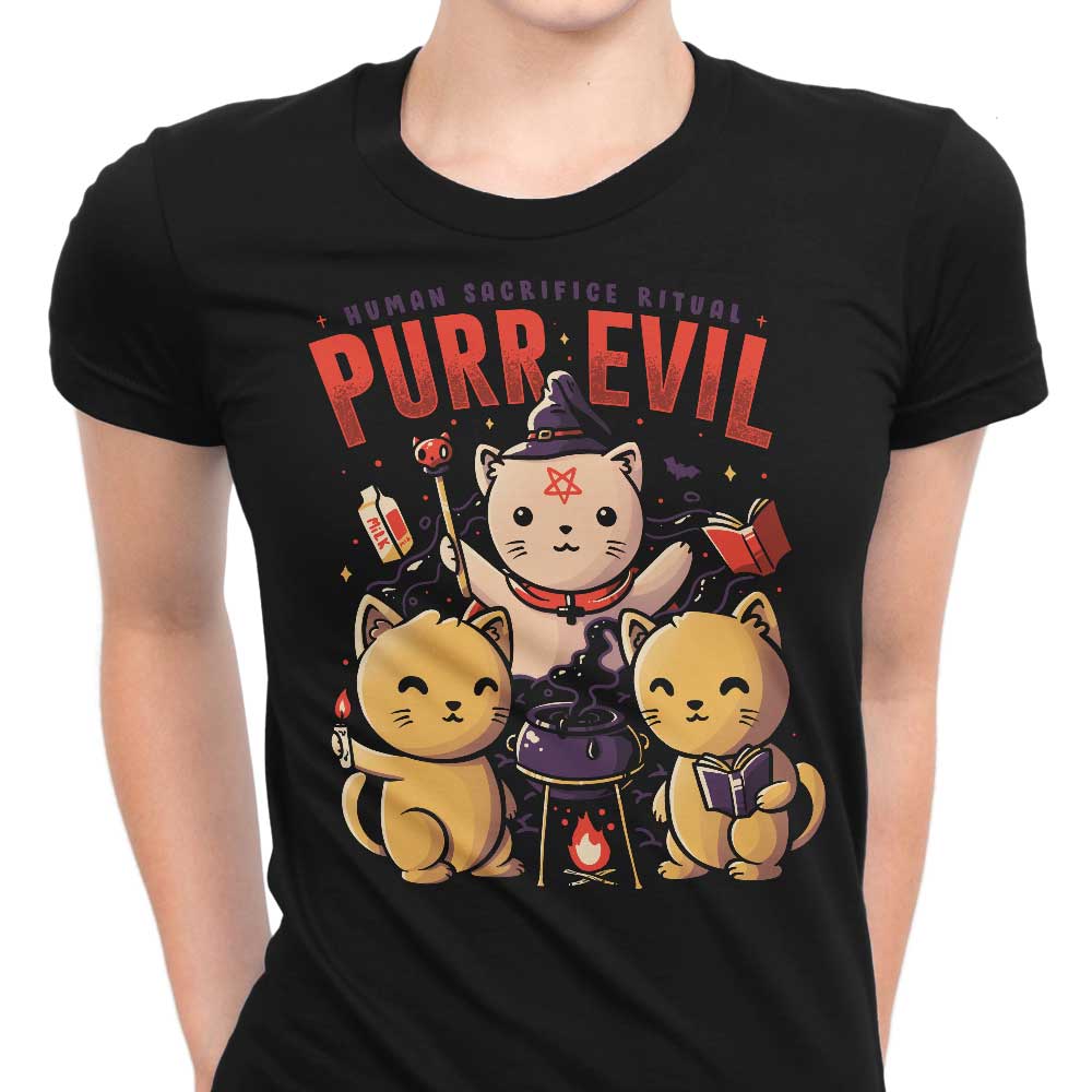 Purr Evil Women's Fashion Apparel - T-Shirts and Premium T-Shirts