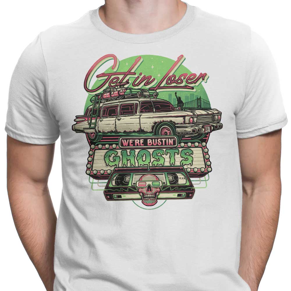 Men's 'Bustin' Ghosts' Stylish Apparel from Momma Gorilla