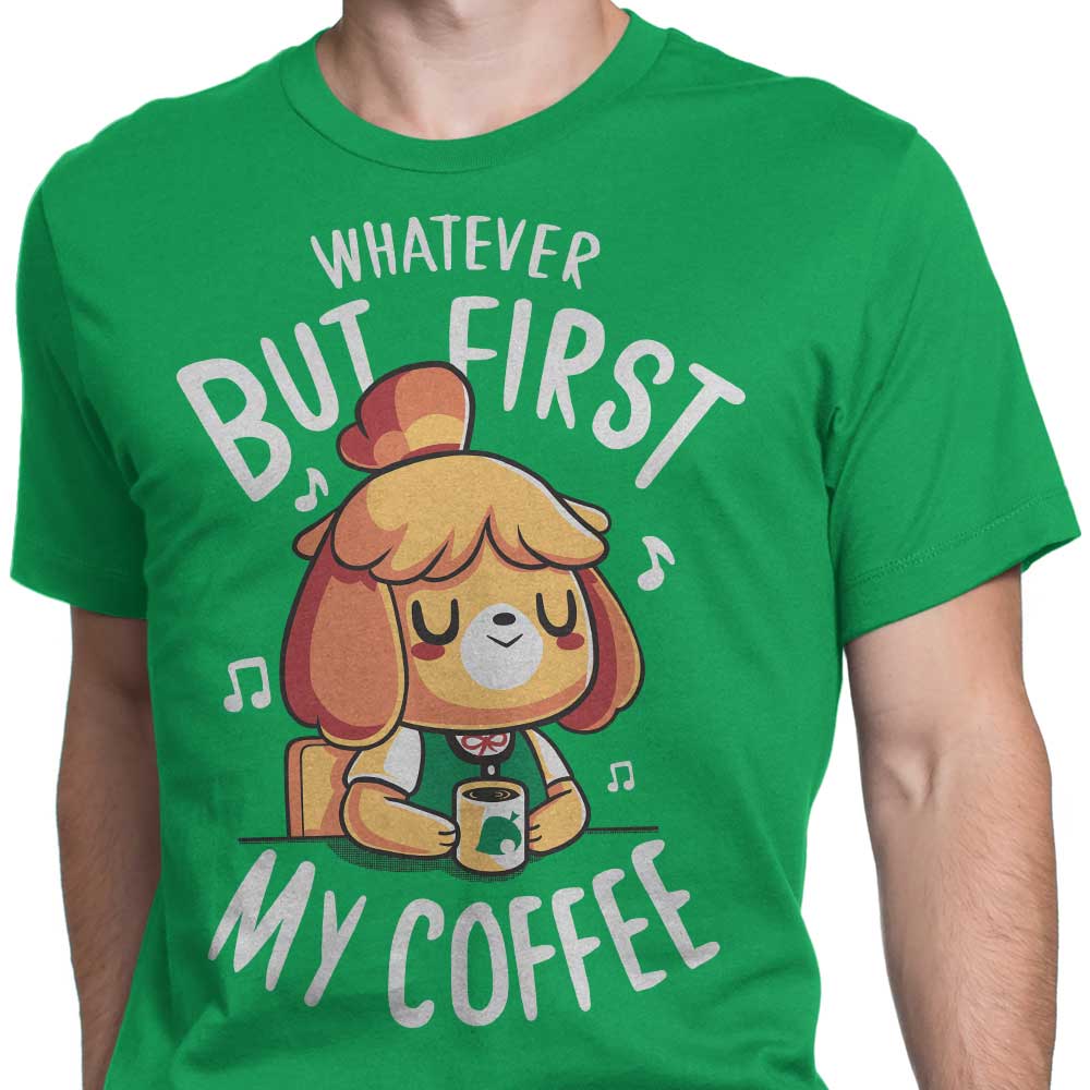Typhoonic Art's First My Coffee - High - Quality Men's Apparel