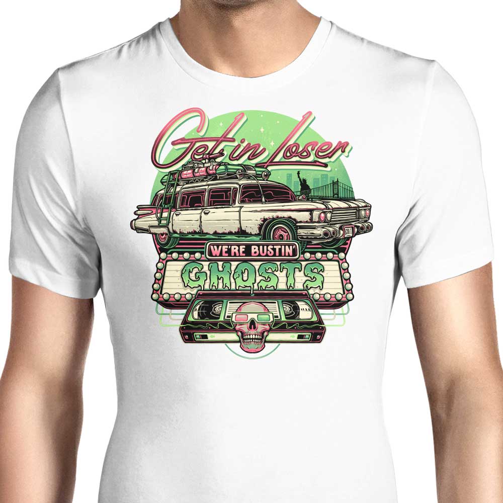 Men's 'Bustin' Ghosts' Stylish Apparel from Momma Gorilla