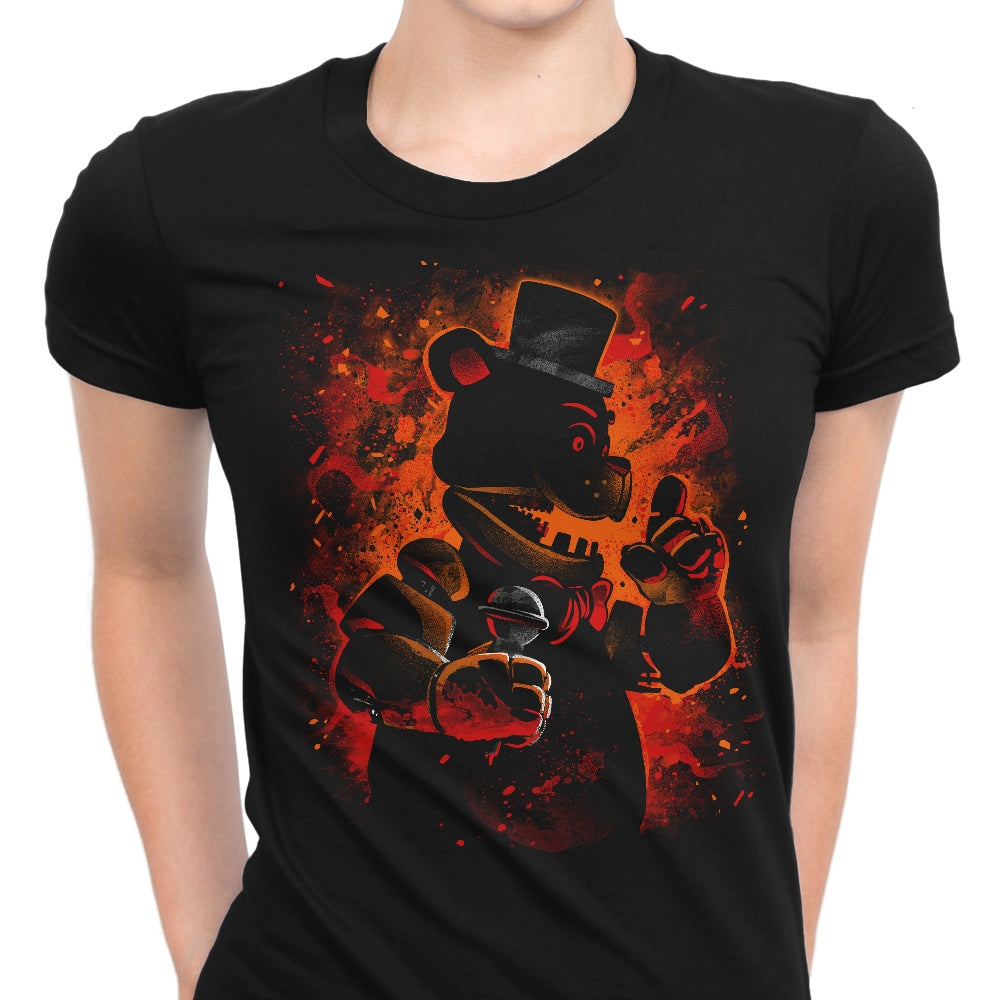 Alemaglia's Stylish Animatronic Bear Women's Apparel Collection