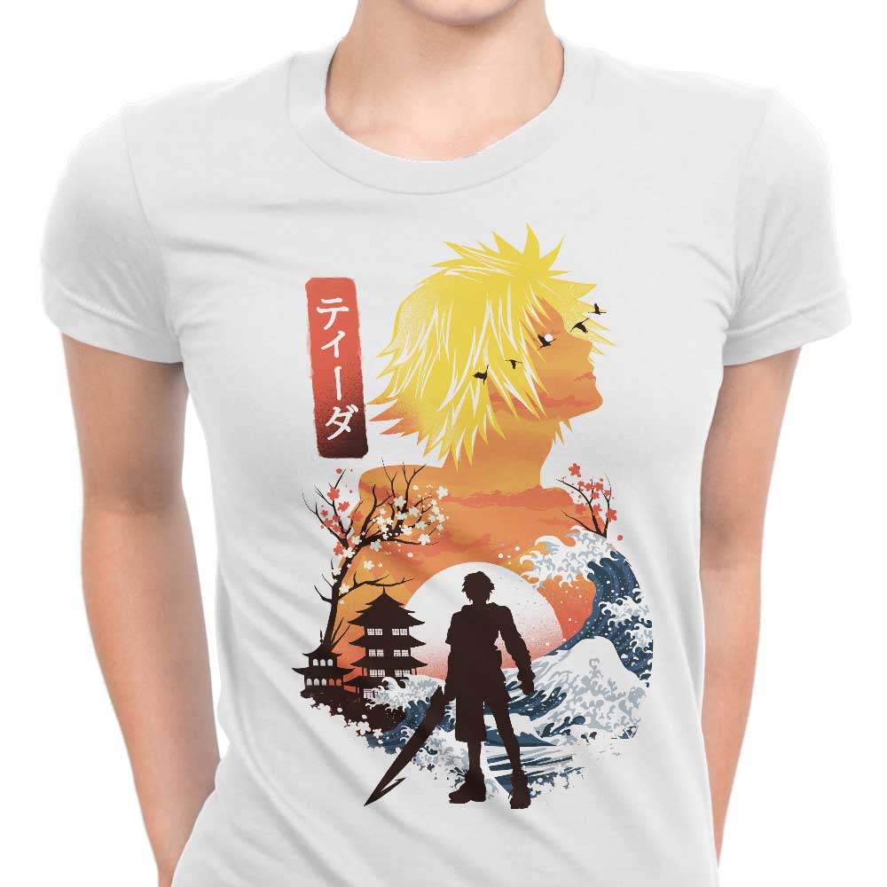 Dandingeroz Tidus Ukiyo-e Women's Fashionable T-Shirts