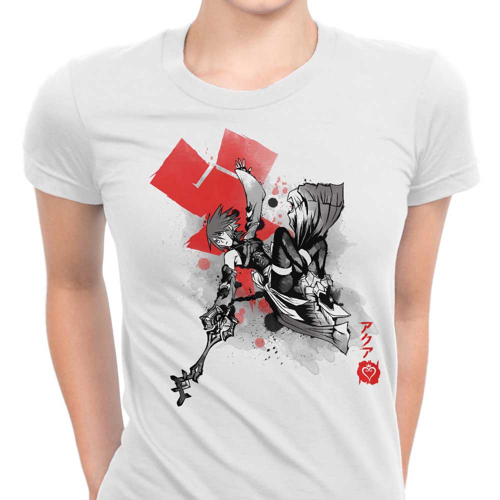 Keyblade Master Sumi-e Women's Fashion Apparel - T-Shirts and Premium T-Shirts