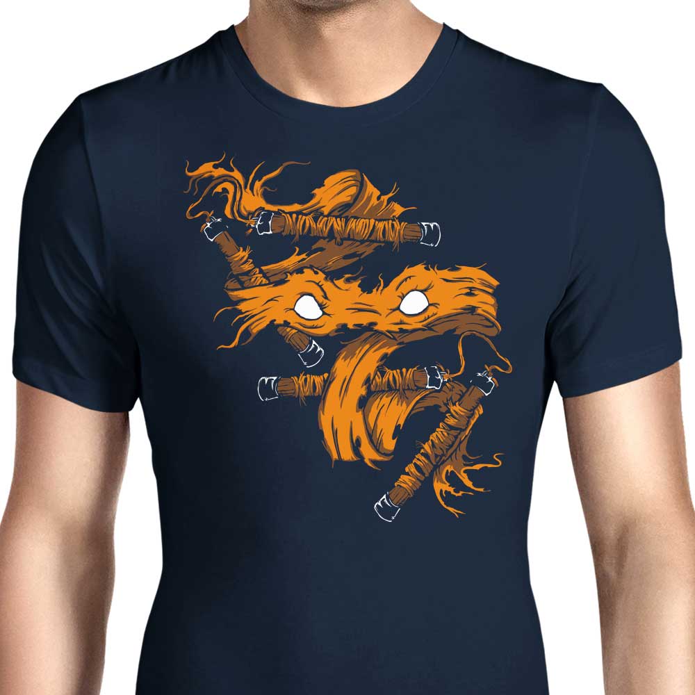 TwistMedia Orange Rage Stylish Men's T-Shirts in Various Sizes