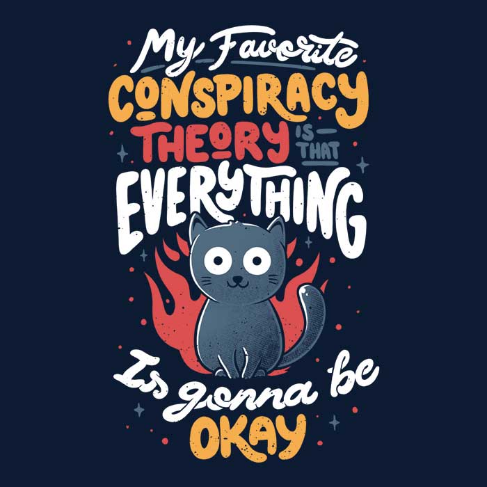 Edu.ely's Conspiracy Theory Women's Fashionable Apparel