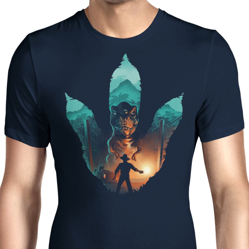 Jurassic Footprint Men's Clothing - T-Shirts and Premium T-Shirts
