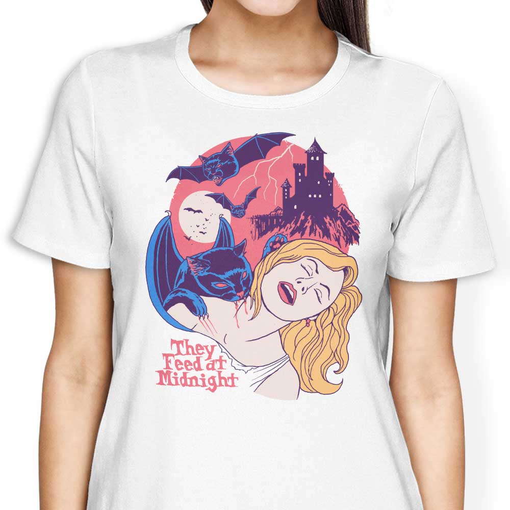 Midnight-Feeding Women's T-Shirts: Comfortable Apparel for All Sizes