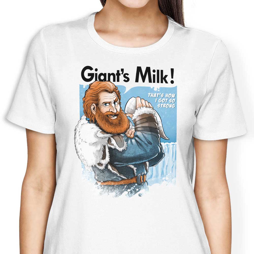 Alemaglia's Giant's Milk Women's Clothing - T-Shirts and Premium T-Shirts