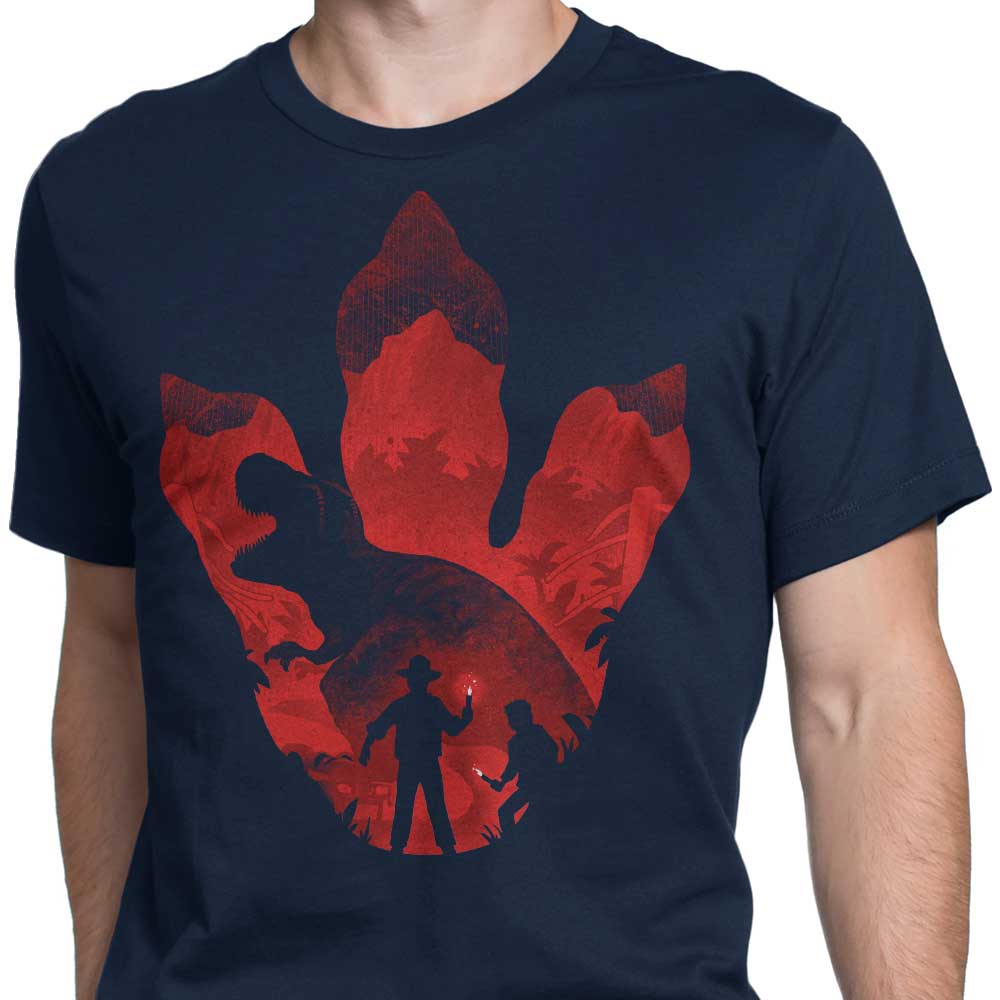 Men's Alemaglia T-Rex Footprint Apparel - Unique Design