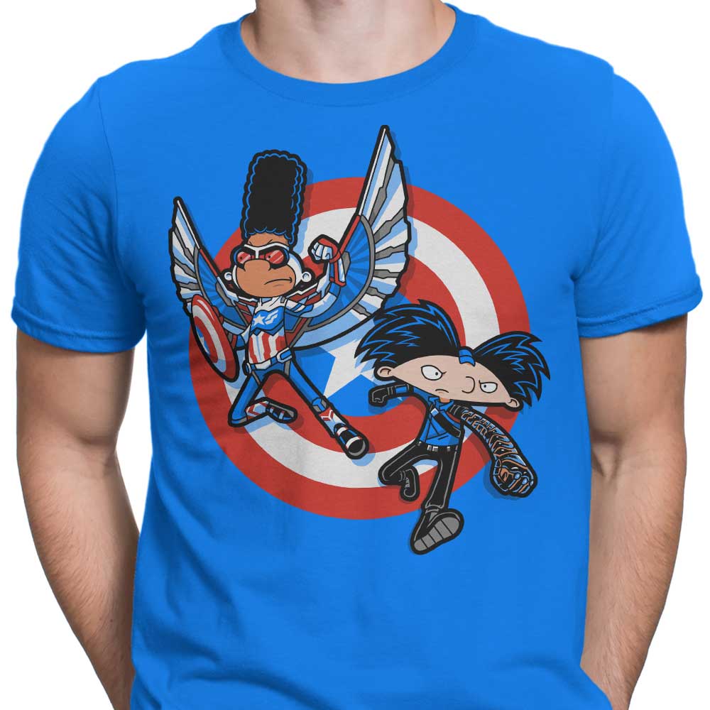 Captain Tallhair and Football Soldier - Stylish Men's Clothing Apparel
