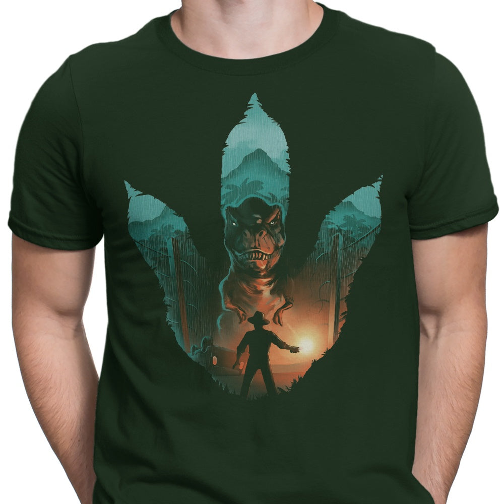 Jurassic Footprint Men's Clothing - T-Shirts and Premium T-Shirts