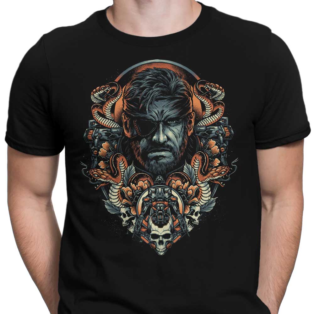 Stylish Snake Emblem Men's Apparel by Glitchygorilla
