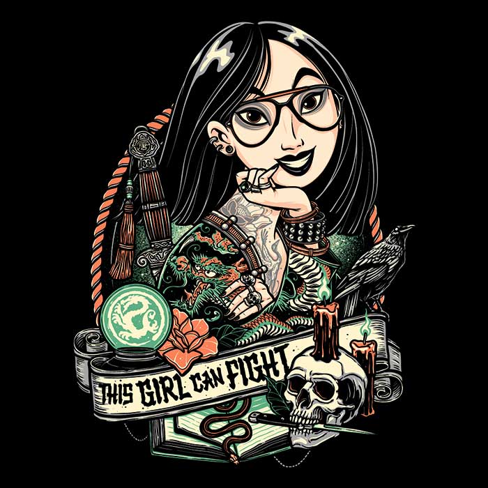 Momma Gorilla's 'This Girl Can Fight' Women's Stylish Apparel