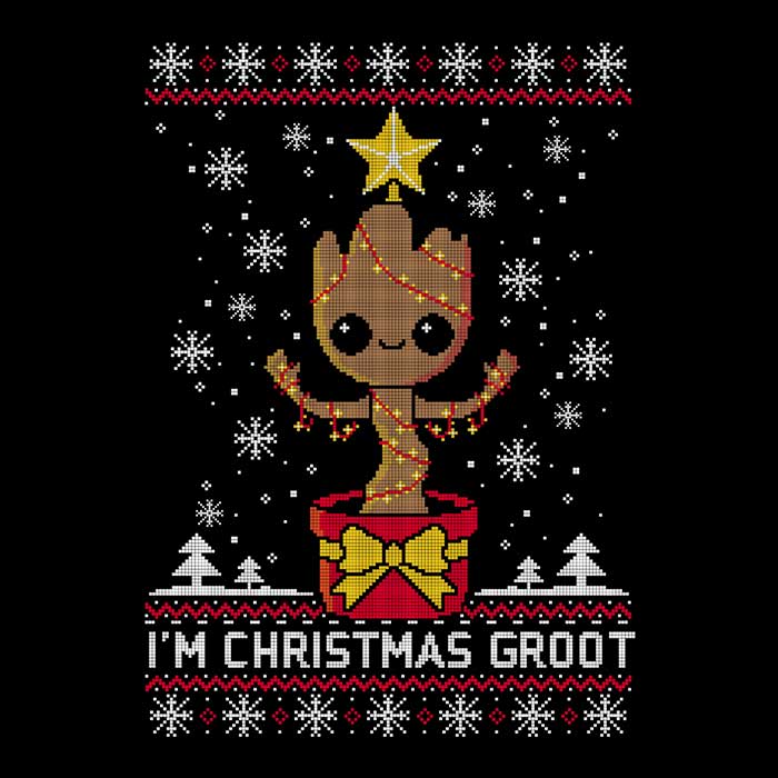 NemiMakeIt's Festive Christmas Groot Women's T - Shirts in Multiple Sizes