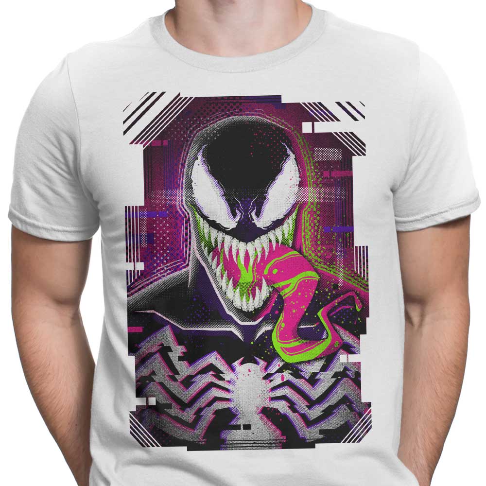 Men's Glitched Symbiote Apparel Collection - T-Shirts and Premium T-Shirts