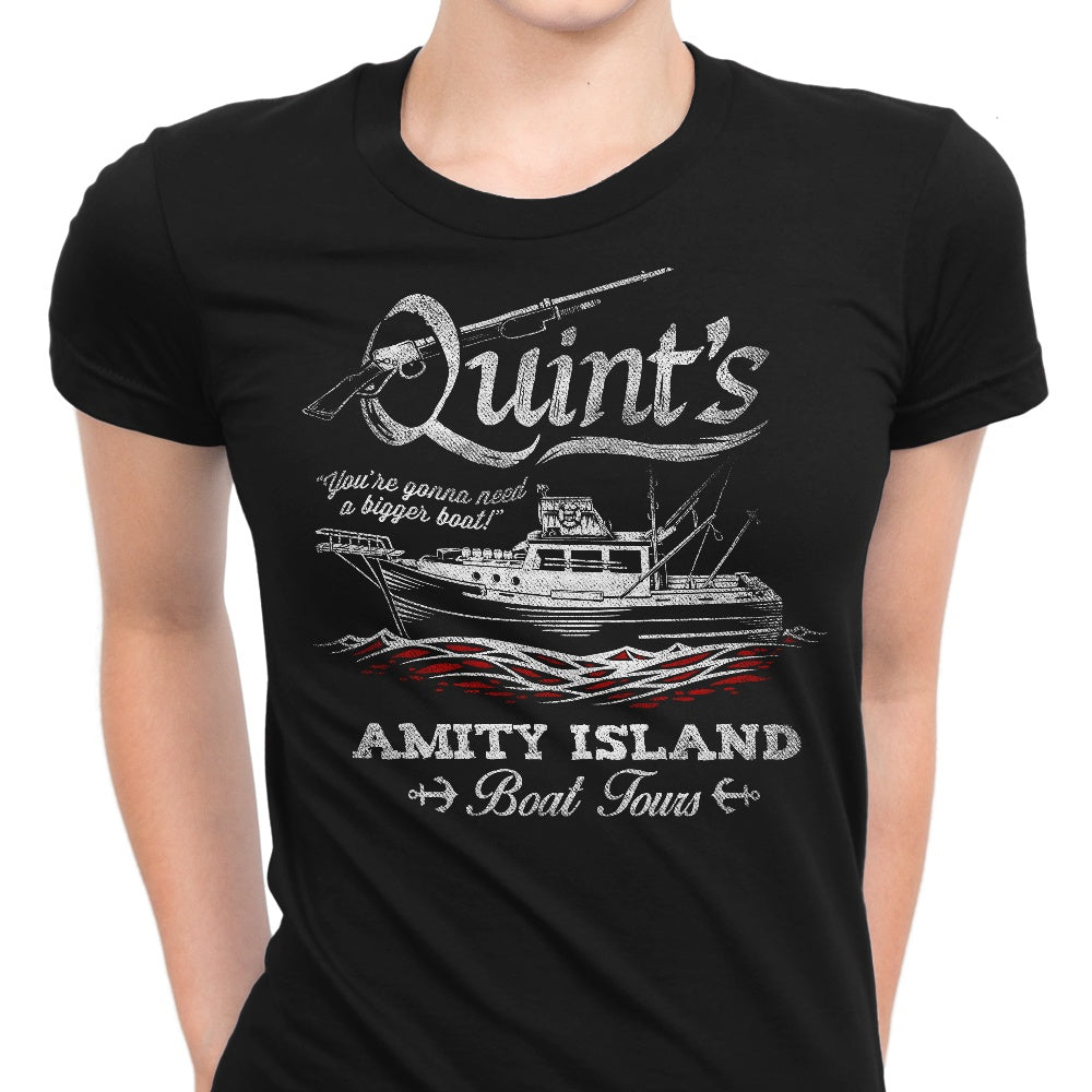 Quint's Boat Tours Women's Comfortable Cotton Apparel Collection