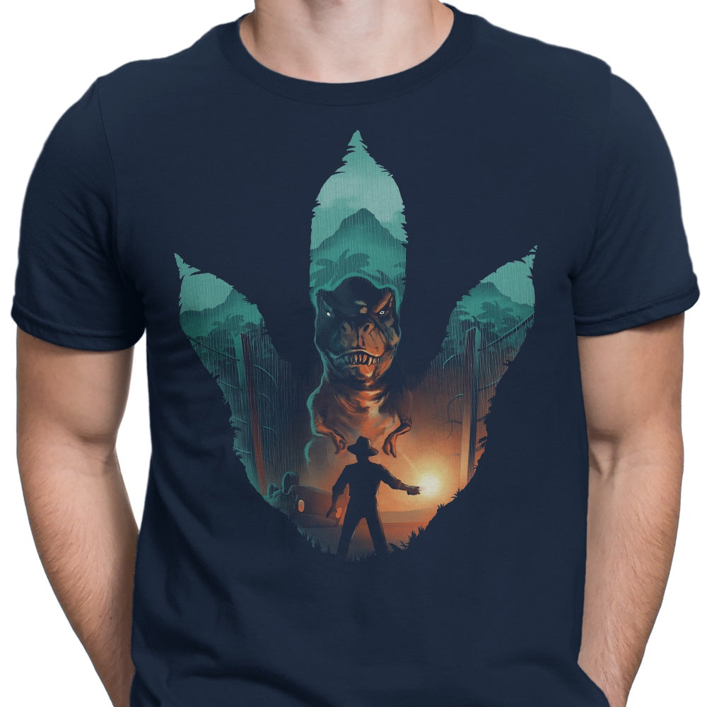 Jurassic Footprint Men's Clothing - T-Shirts and Premium T-Shirts