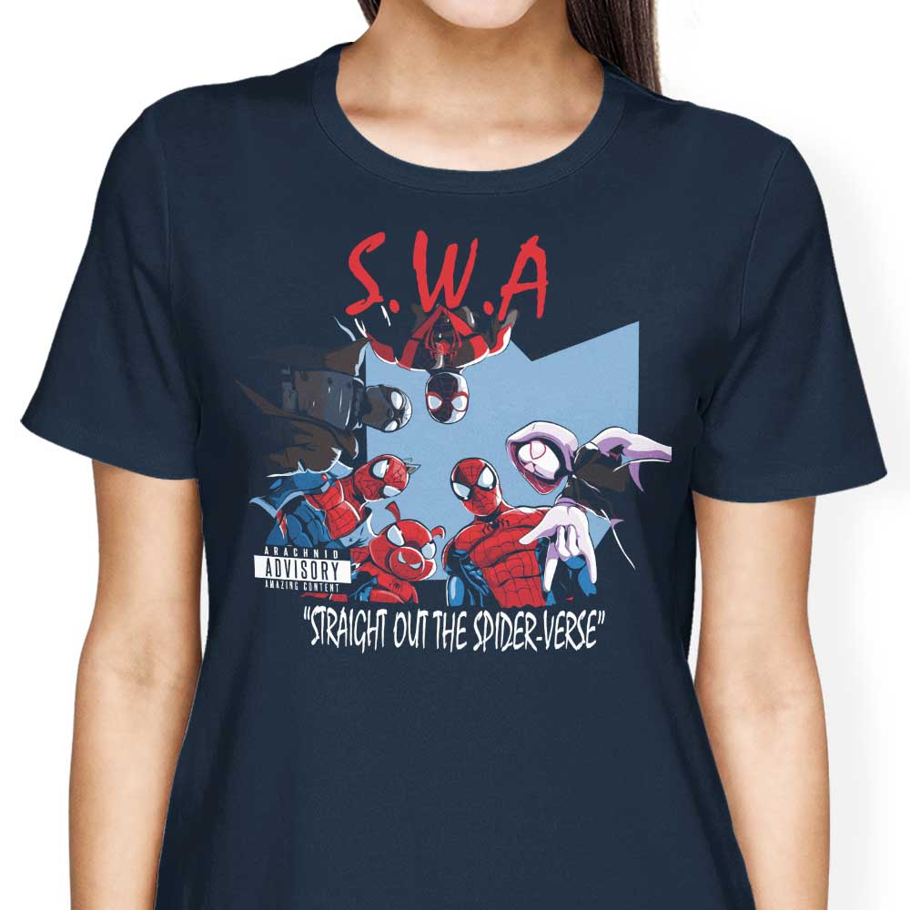 Women's Fashionable Apparel with the 'Spiders with Attitude' Design