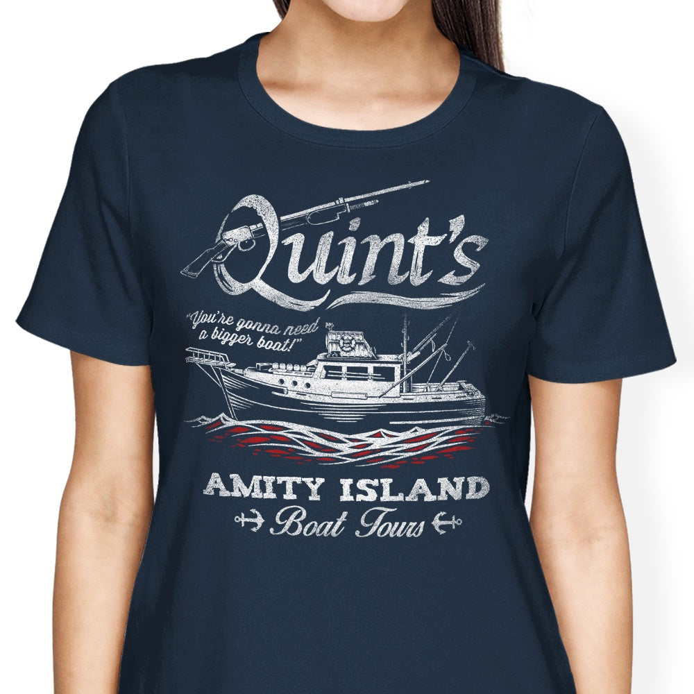 Quint's Boat Tours Women's Comfortable Cotton Apparel Collection