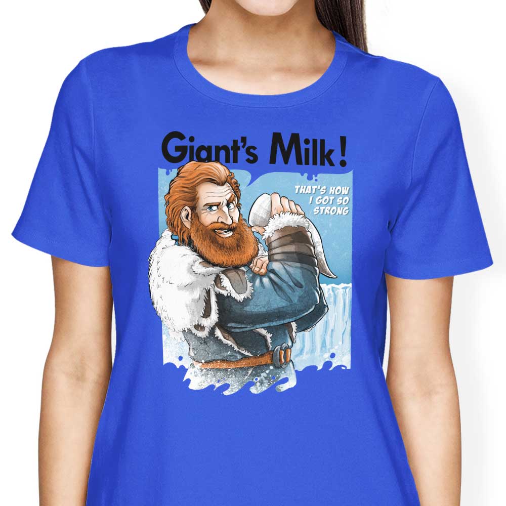 Alemaglia's Giant's Milk Women's Clothing - T-Shirts and Premium T-Shirts