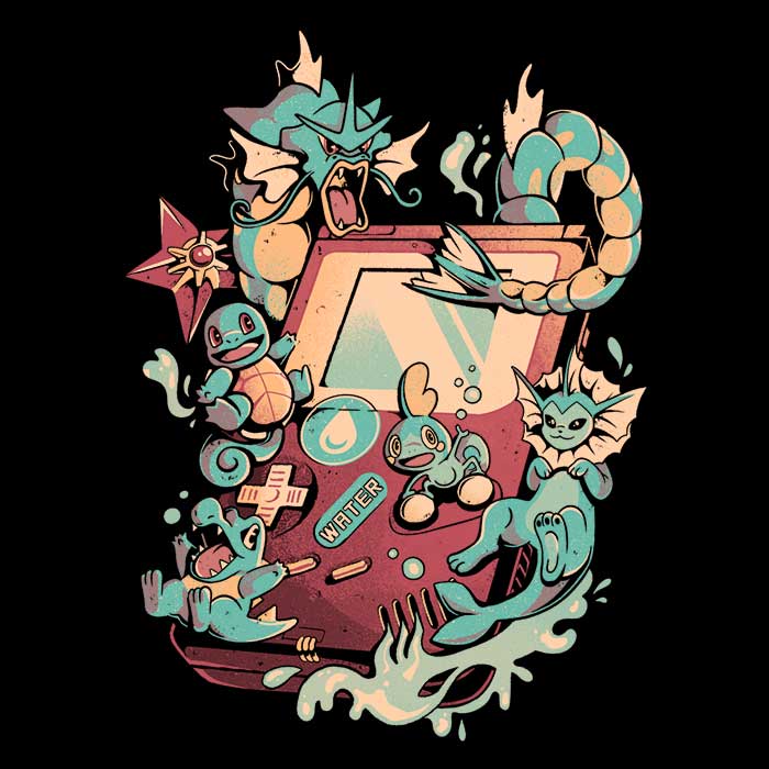Men's Fashionable Water Game Apparel by Arigatees