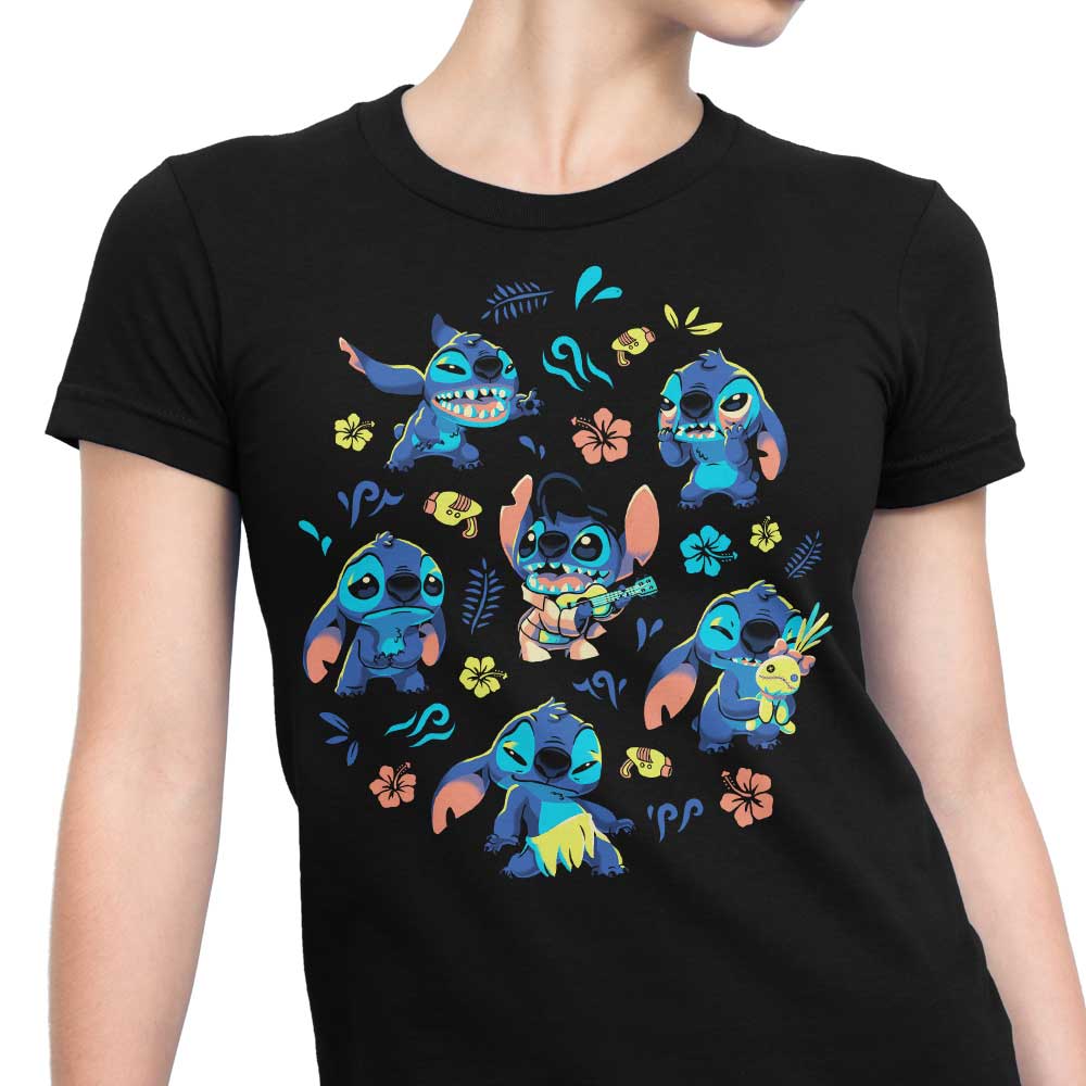 Geeky 'An Alien's Day' Women's Stylish T-Shirts