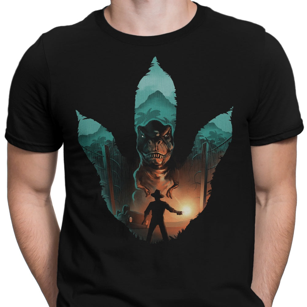 Jurassic Footprint Men's Clothing - T-Shirts and Premium T-Shirts