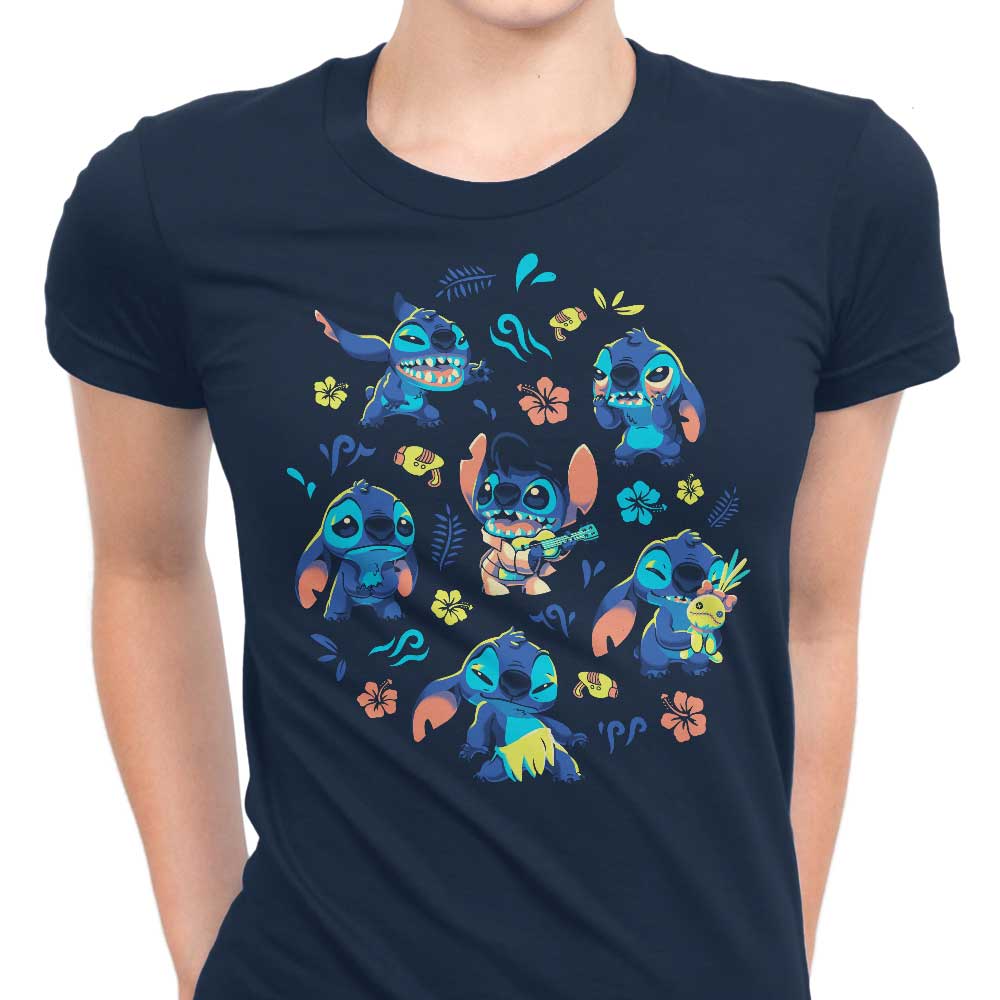 Geeky 'An Alien's Day' Women's Stylish T-Shirts