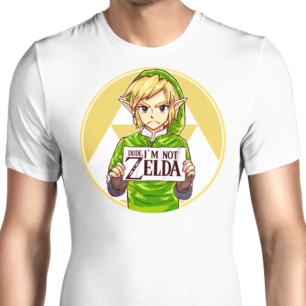 Cool Men's 'I'm Not Zelda' Apparel from Rustenico