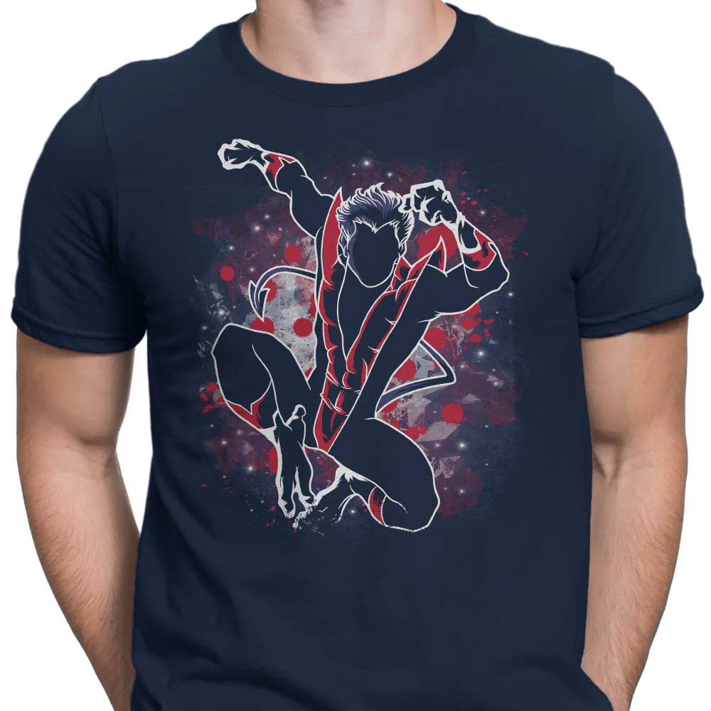 Soulkr's Inked Teleportation - Stylish Men's Cotton Apparel