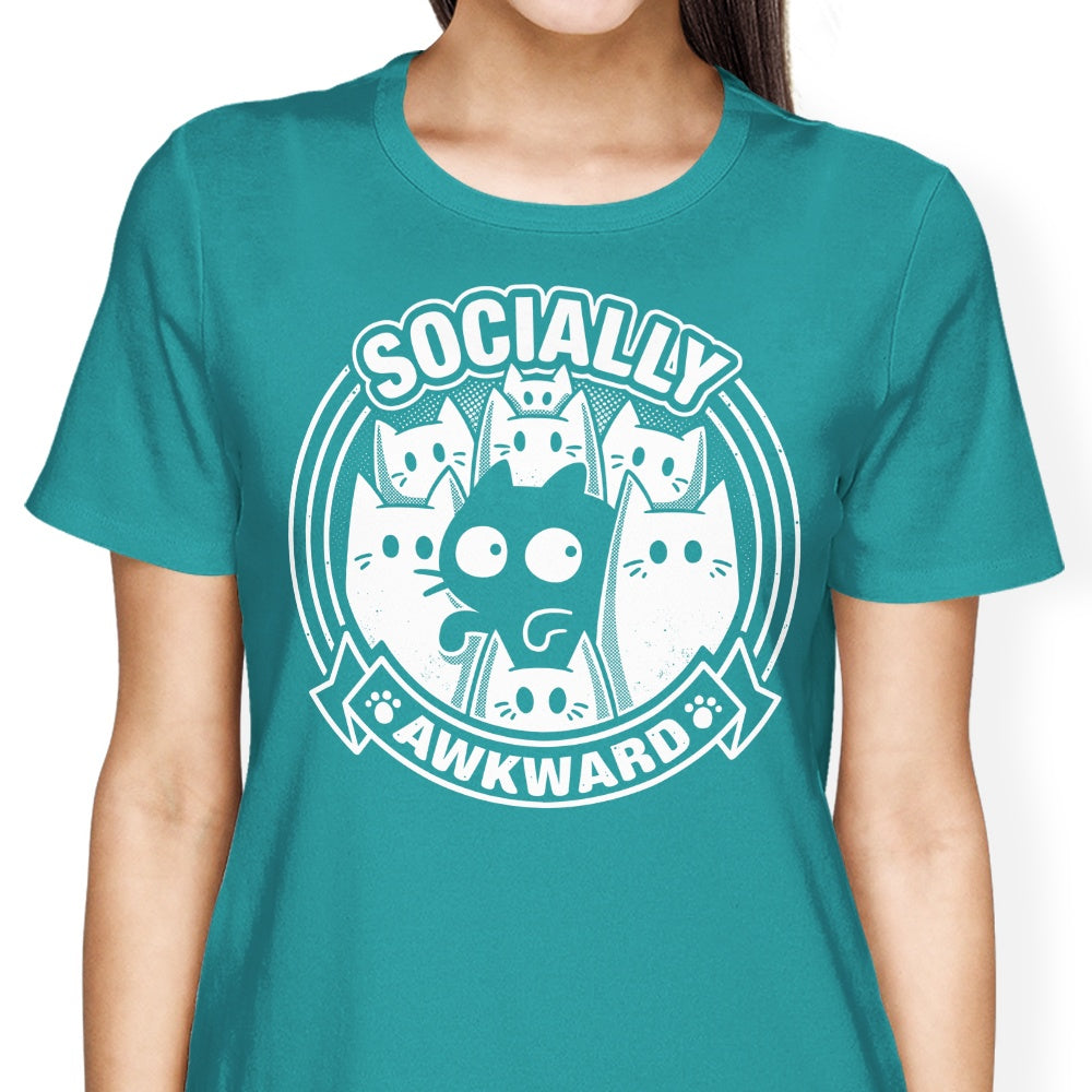Women's Socially Uncomfortable Cat-themed Apparel