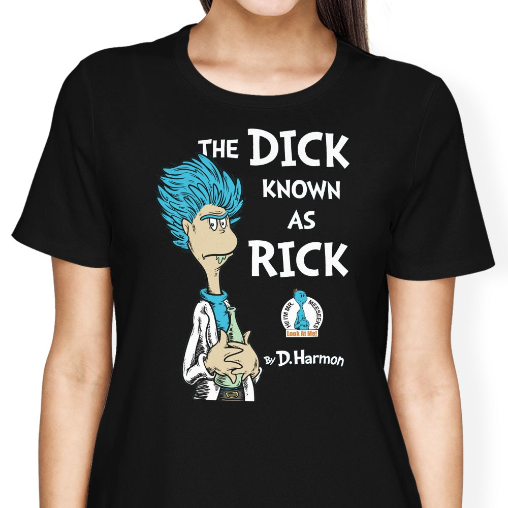 MikeGoesGeek's 'The Dick Known as Rick' Women's Fashion Apparel
