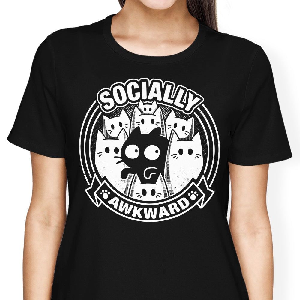 Women's Socially Uncomfortable Cat-themed Apparel