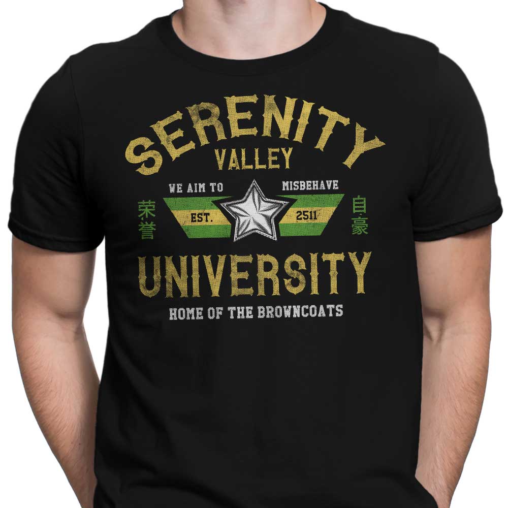Men's Apparel Collection from Serenity Valley University