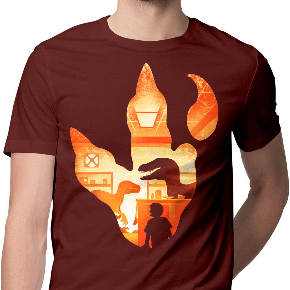 Men's Velociraptor Footprint Apparel - Clothing for Fashion - Forward Guys