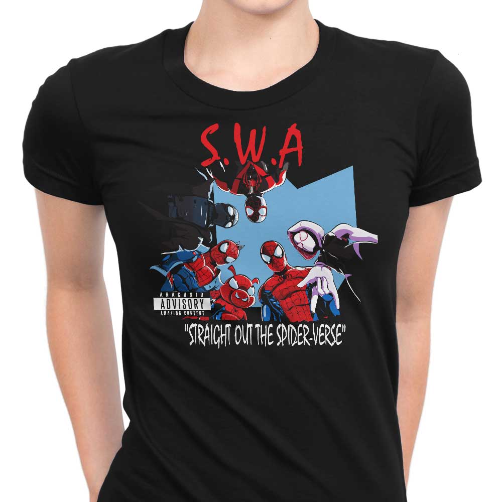 Women's Fashionable Apparel with the 'Spiders with Attitude' Design