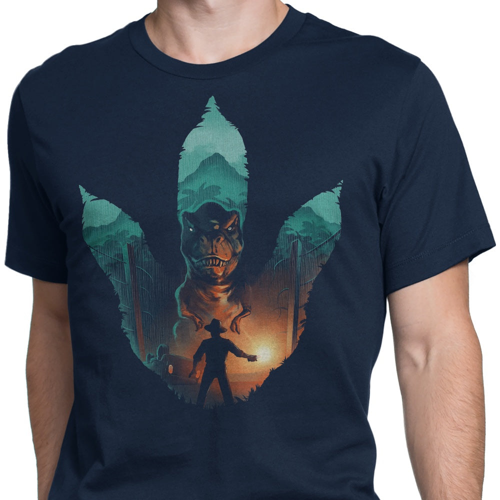 Jurassic Footprint Men's Clothing - T-Shirts and Premium T-Shirts